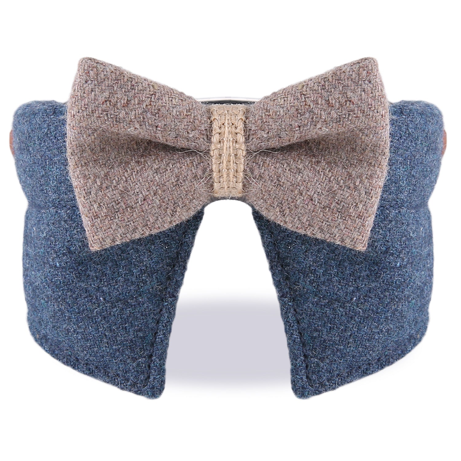 New Product Thickening Pet Collar New Big Bow Tie Comfortable Felt Cloth Cat Collar Small And Medium Dog Collar