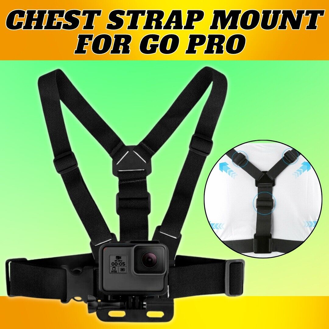 Chest Mount Harness Strap Phone Holder Clip POV For Gopro 10 9