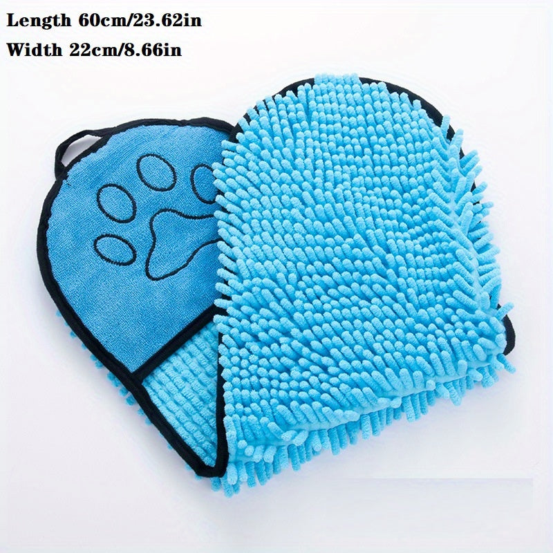 Absorbent Dog Towel, Microfiber Quick Drying Towel Machine Washable With Hand Pockets Pet Towel For Medium Large Dog Super Absorbent Pet Towel Quickly Dry Your Dog Or Cat After Bath Time